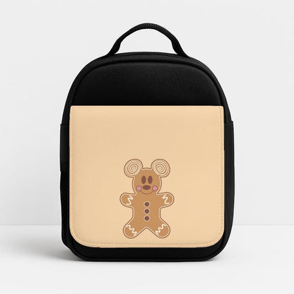 Cartoon Mouse Gingerbread Insulated Lunch Bag