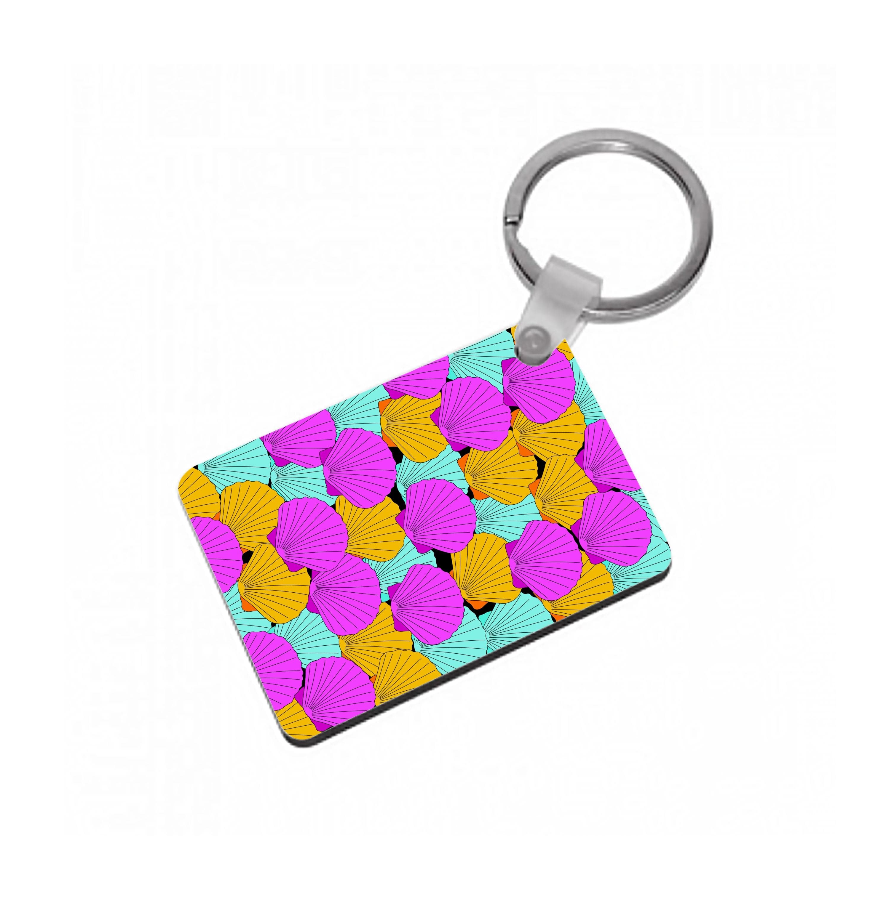 Seashells Pattern 9 Keyring