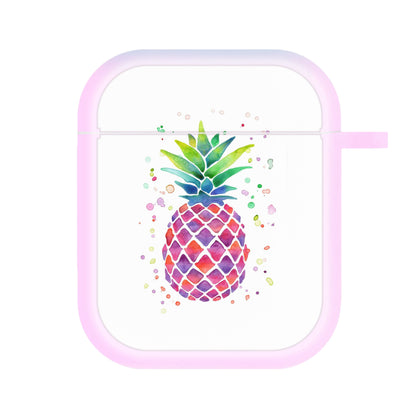 Watercolour Pineapple AirPods Case