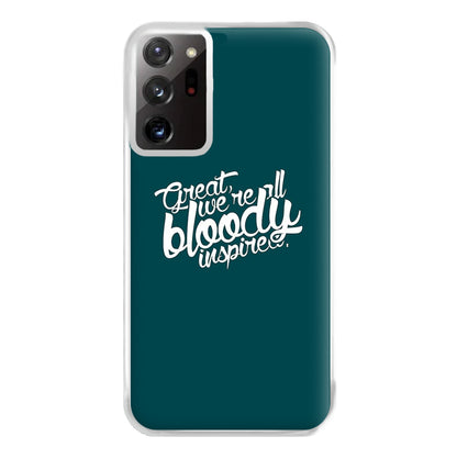 Great, We're All Bloody Inspired - Maze Phone Case