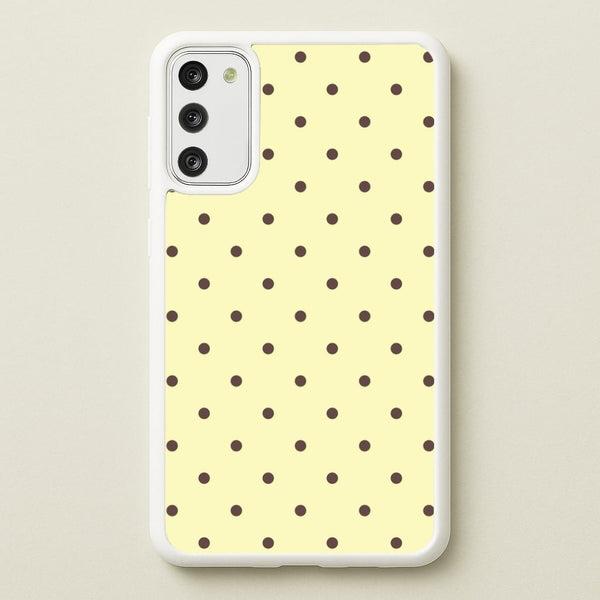 Vanilla & Chocolate Polka Dots Galaxy S20FE Case