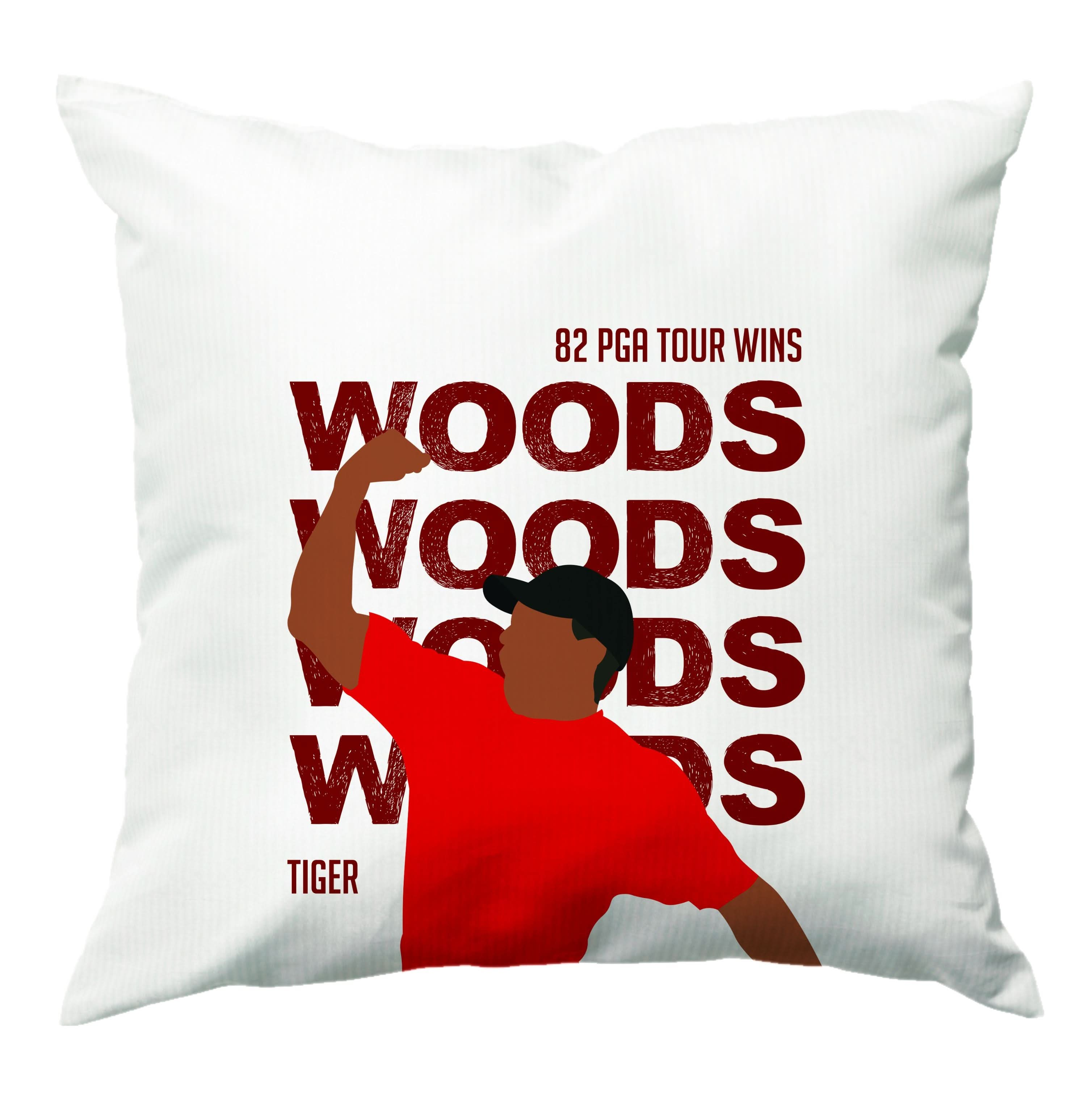 Woods Dark Red Cushion