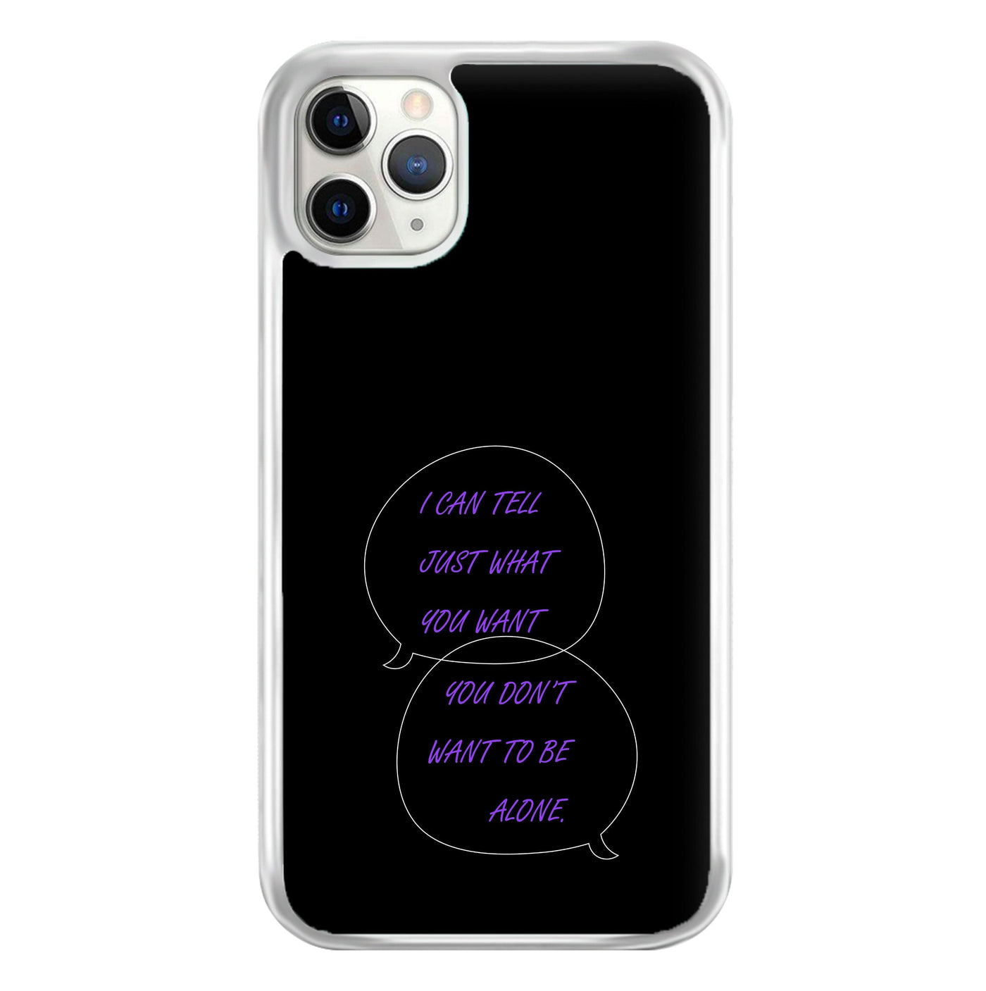 You Don't Want To Be Alone - Festival Phone Case