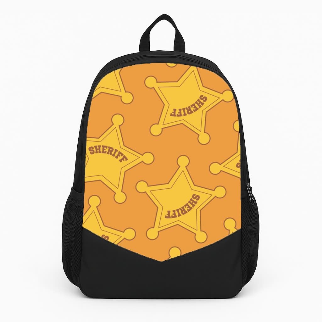 Sheriff Badge Pattern Backpack