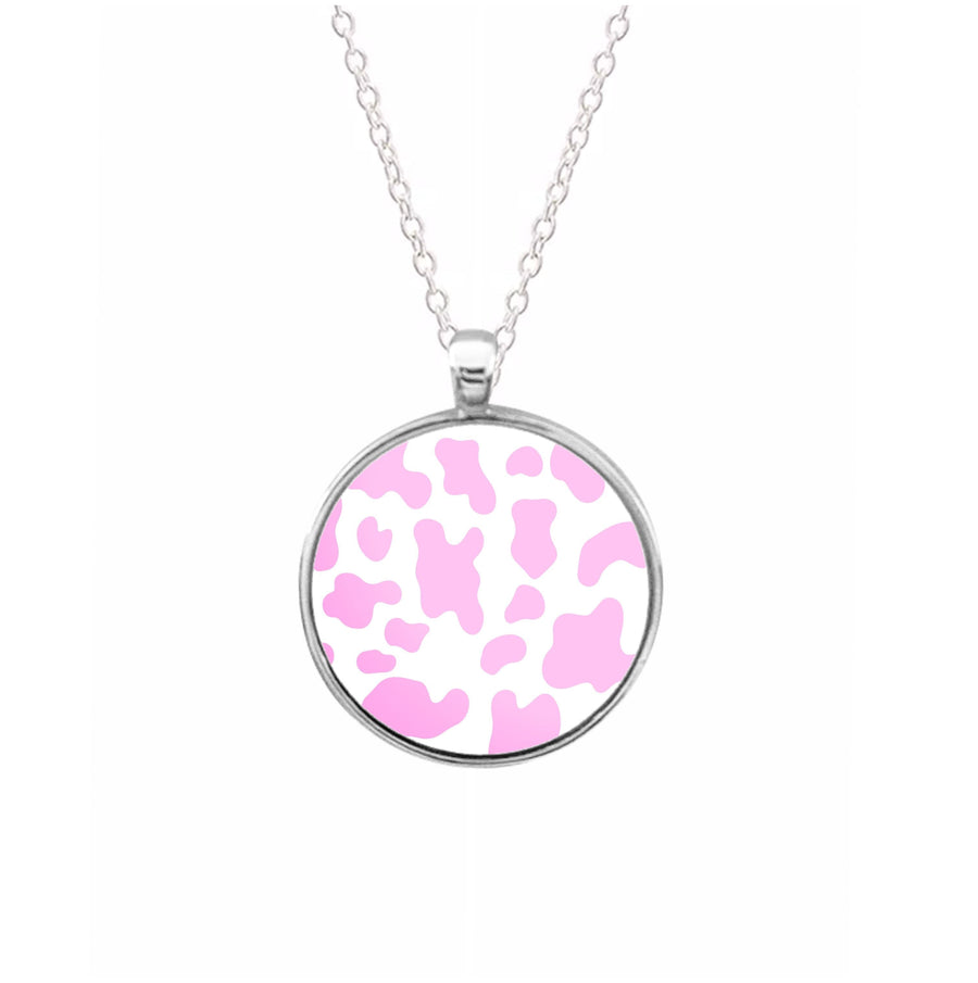 Pink Cow - Animal Patterns Necklace