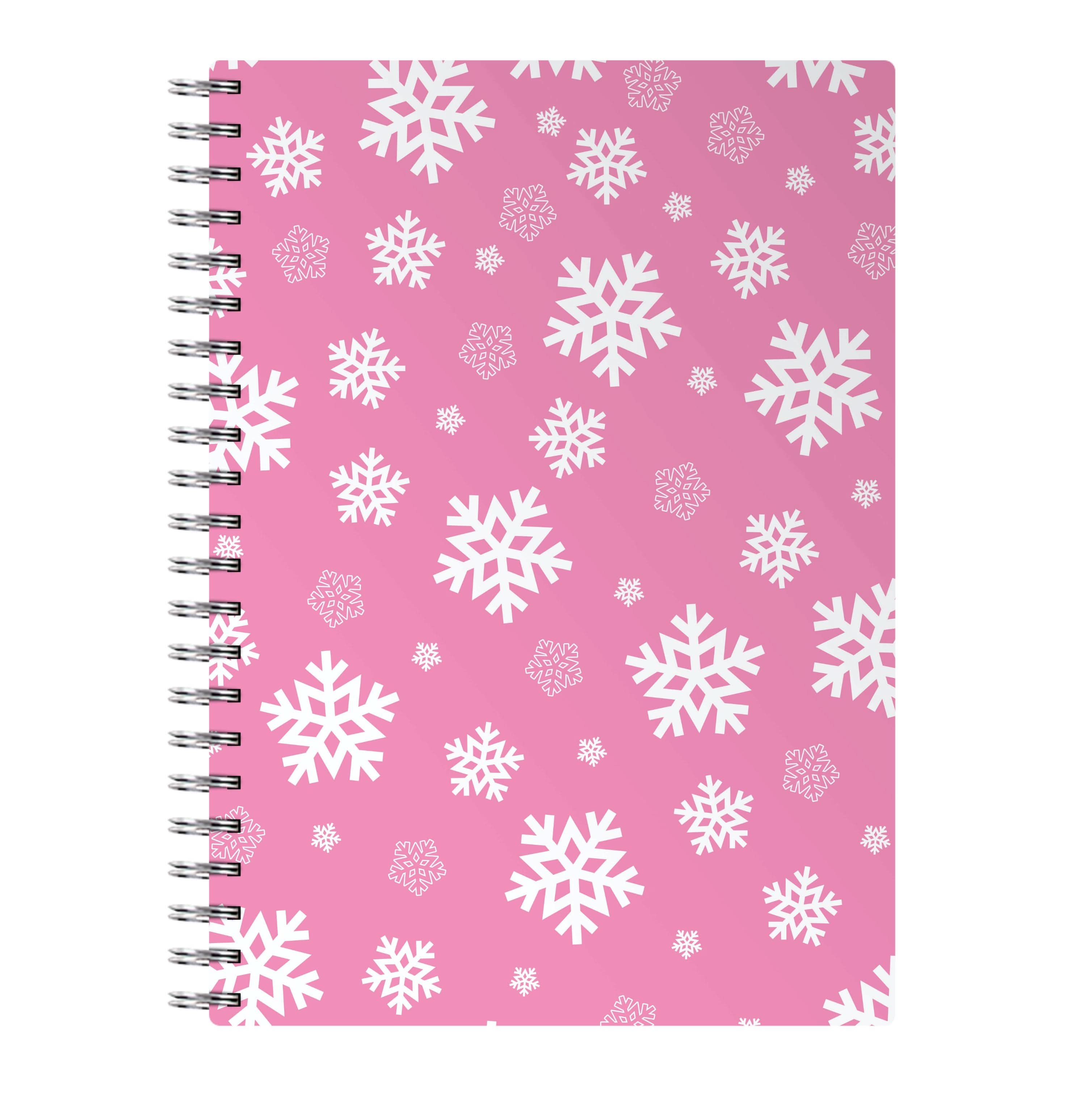 Snow Pink Pattern Notebook