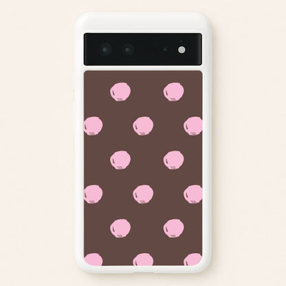 Chocolate & Strawberry Buttons Google Pixel 6 Case