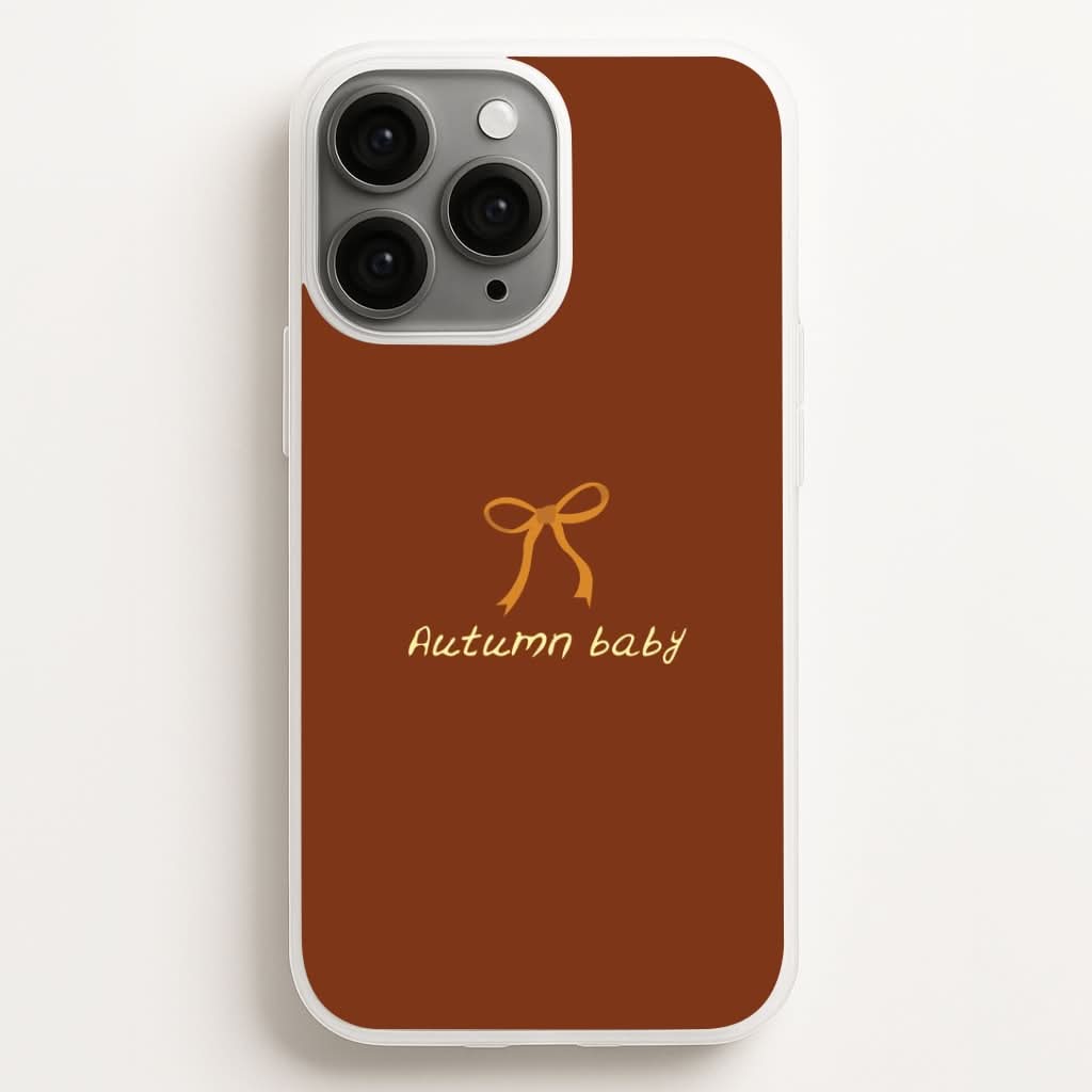 Autumn Baby Phone Case for Apple iPhone, Samsung Galaxy, Huawei and Google Pixel