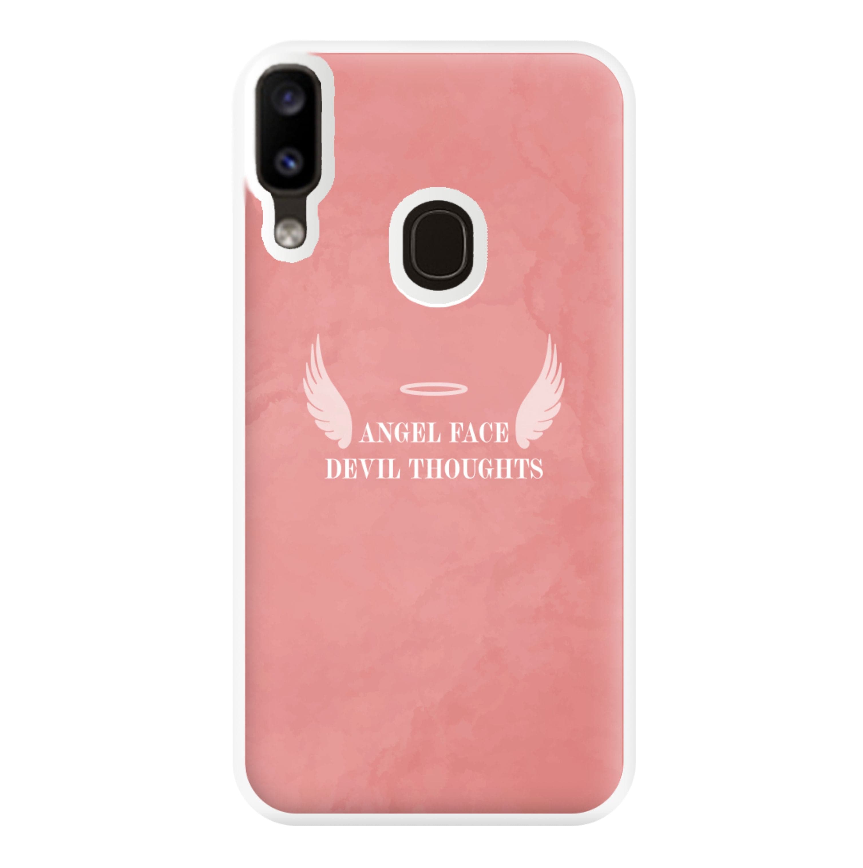 Angel Face Devil Thoughts Phone Case