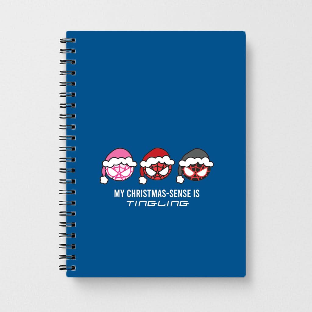 Spider Hero Christmas Sense Notebook