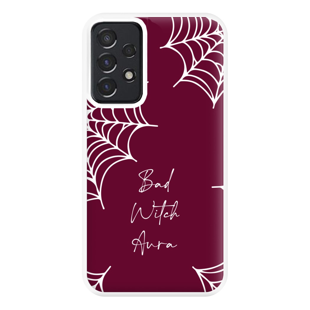 Bad Witch Aura Spider Webs Galaxy A52 / A52s Case
