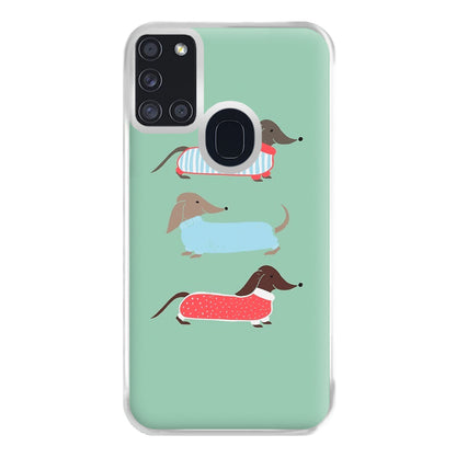 Sausage Dogs in Jumpers Phone Case