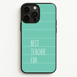 Best Teacher Eva iPhone 13 Pro Case