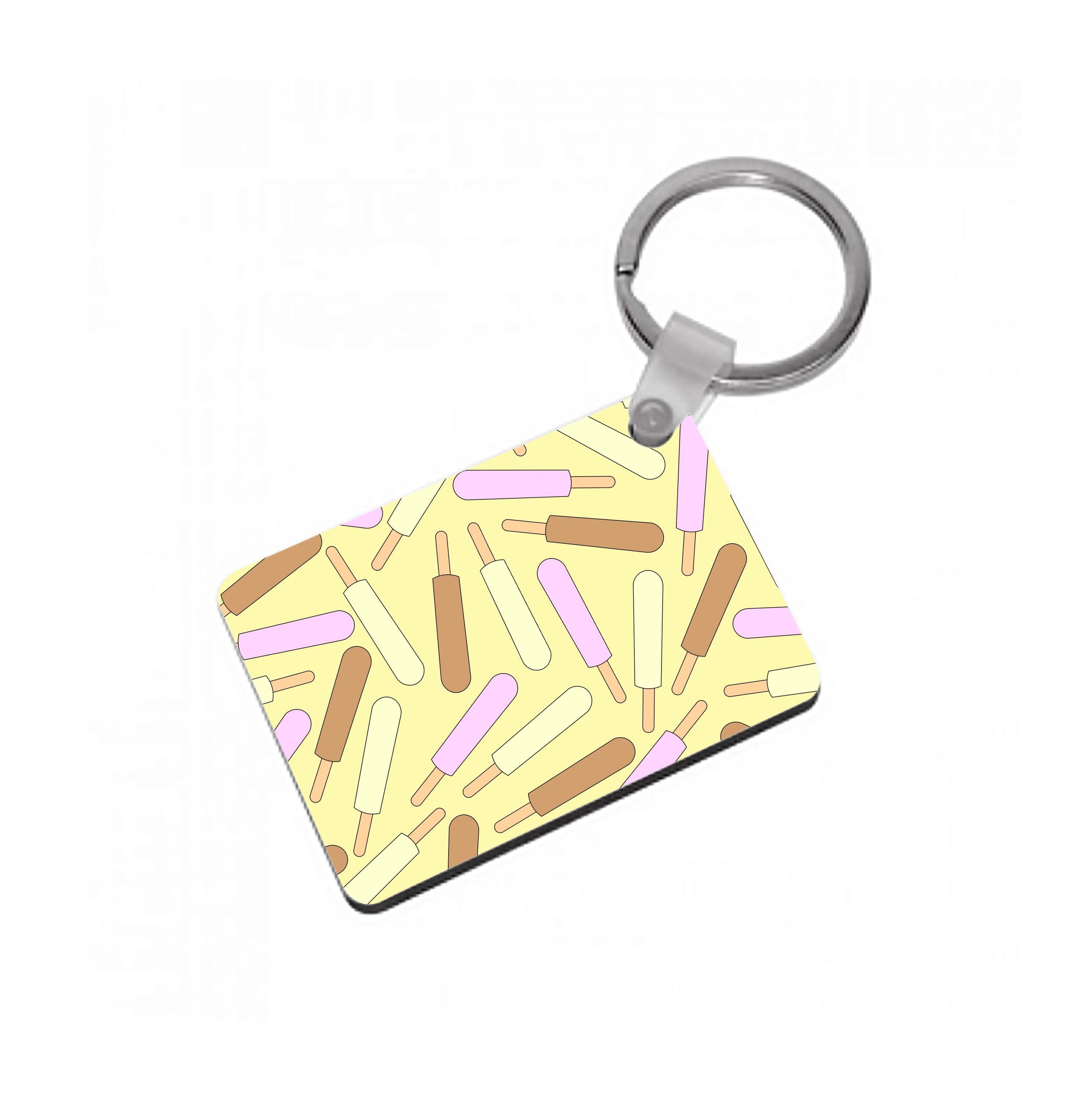 Milk Pops - Ice Cream Patterns Keyring