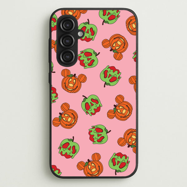 Pumpkin Mouse And Poison Apple Pattern Galaxy S23FE Case