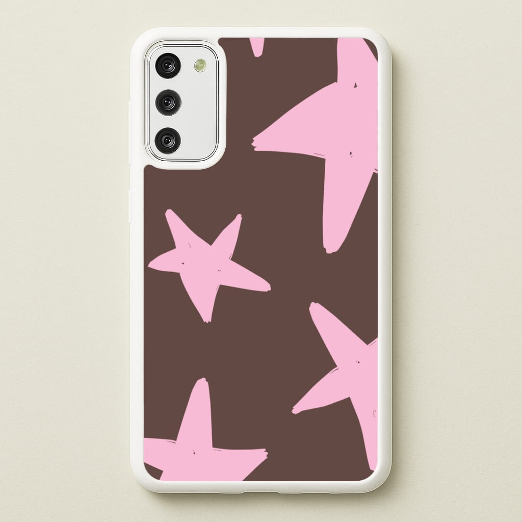 Chocolate & Strawberry Stars Galaxy S20 Case