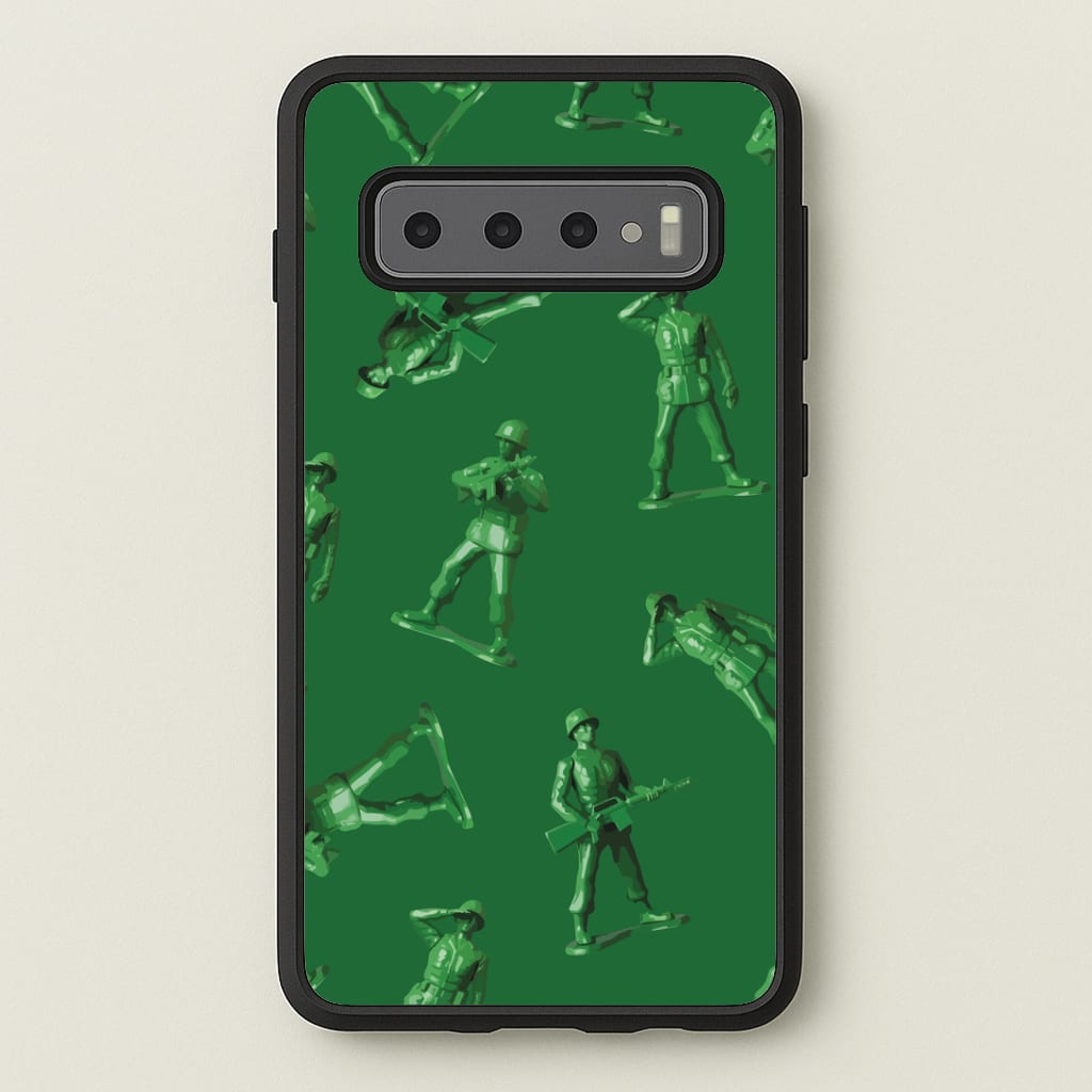 Toy Army Soldier Pattern Galaxy S10 Plus Case