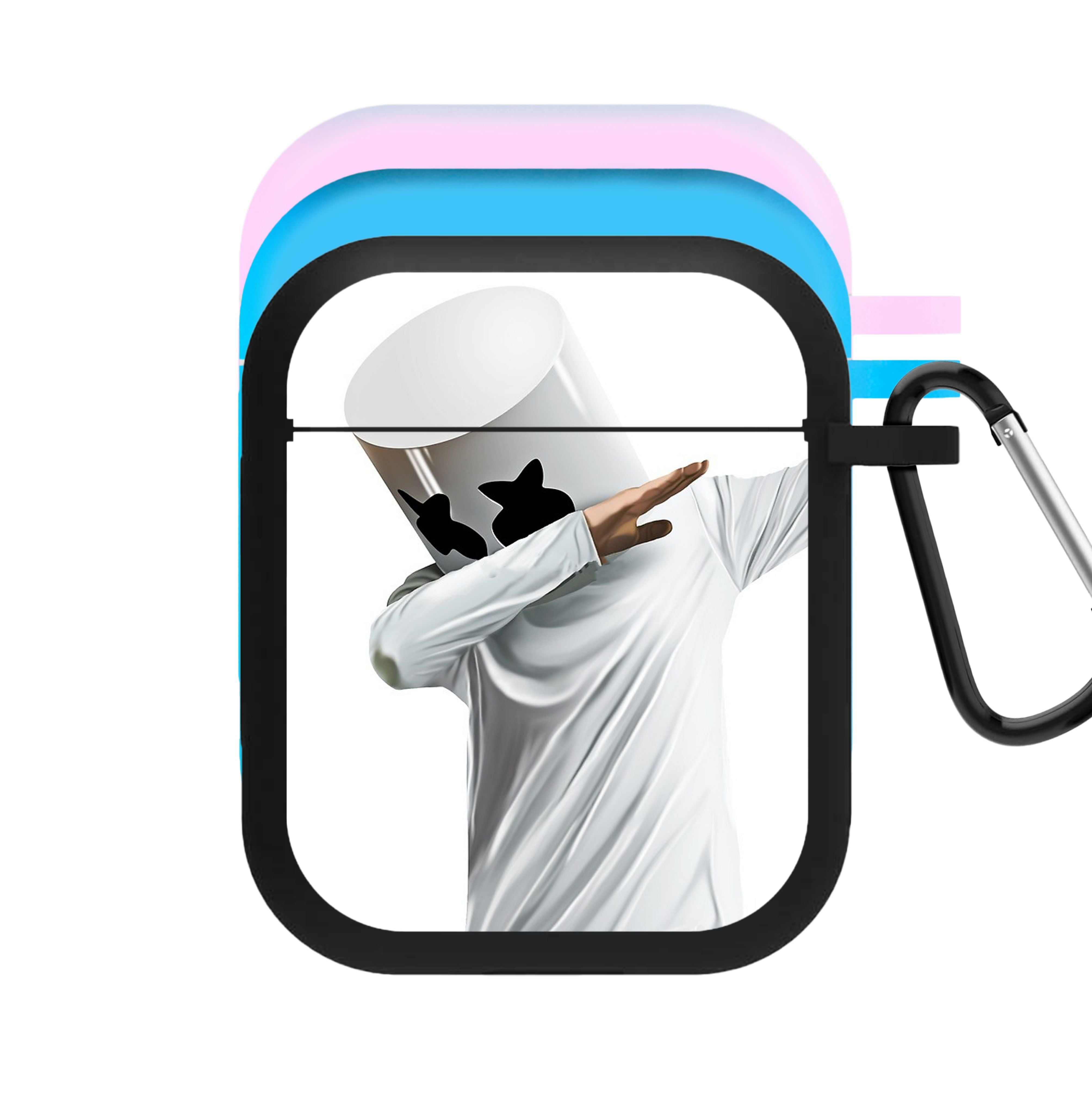 White Helmet DJ Dab AirPods Case