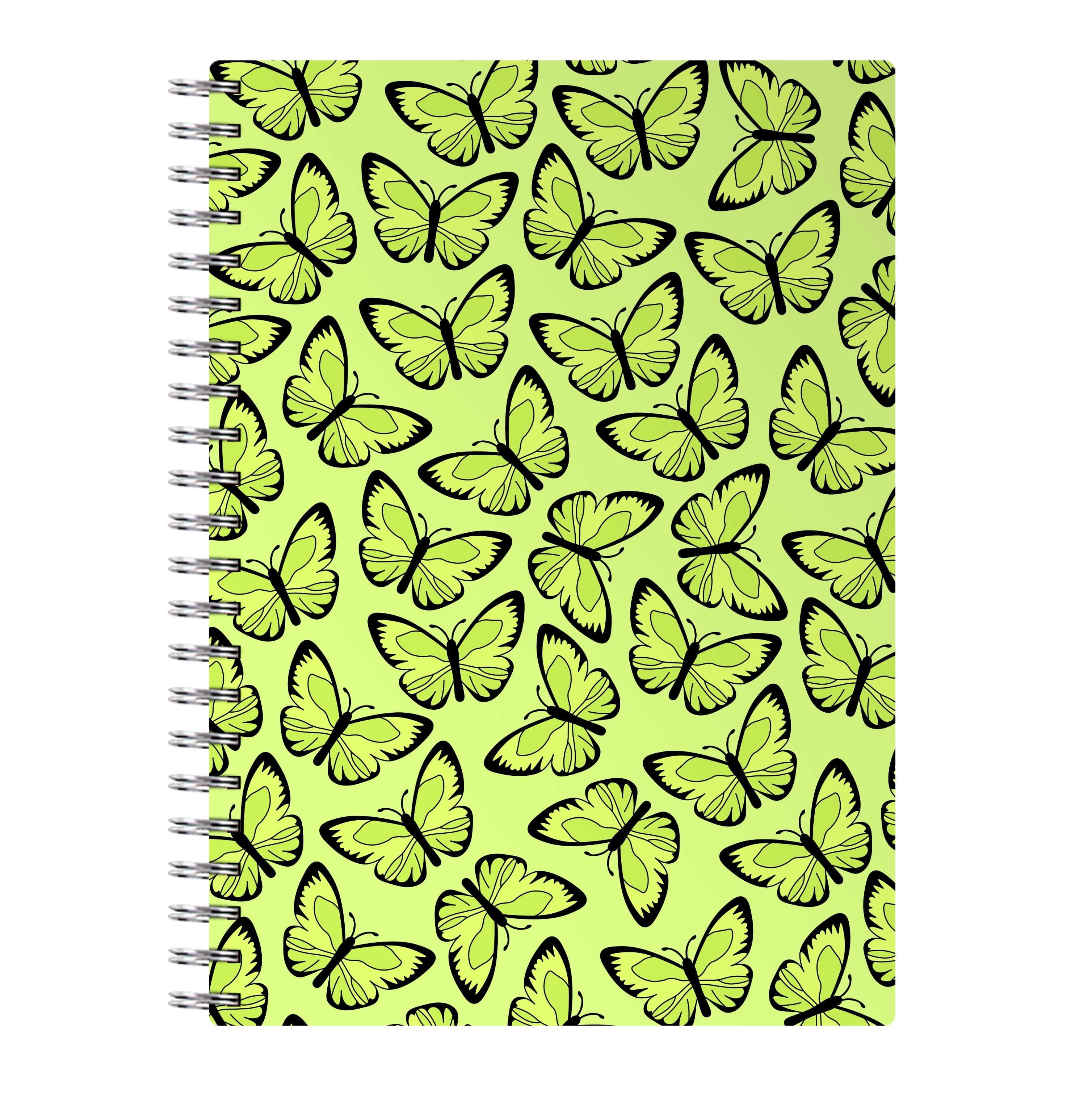 Yellow And Black Butterfly - Butterfly Patterns Notebook