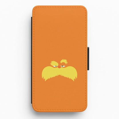 Orange Tree Creature Face Flip / Wallet Phone Case