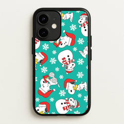 Christmas Cartoon Beagle Pattern iPhone 12 / 12 Pro Case
