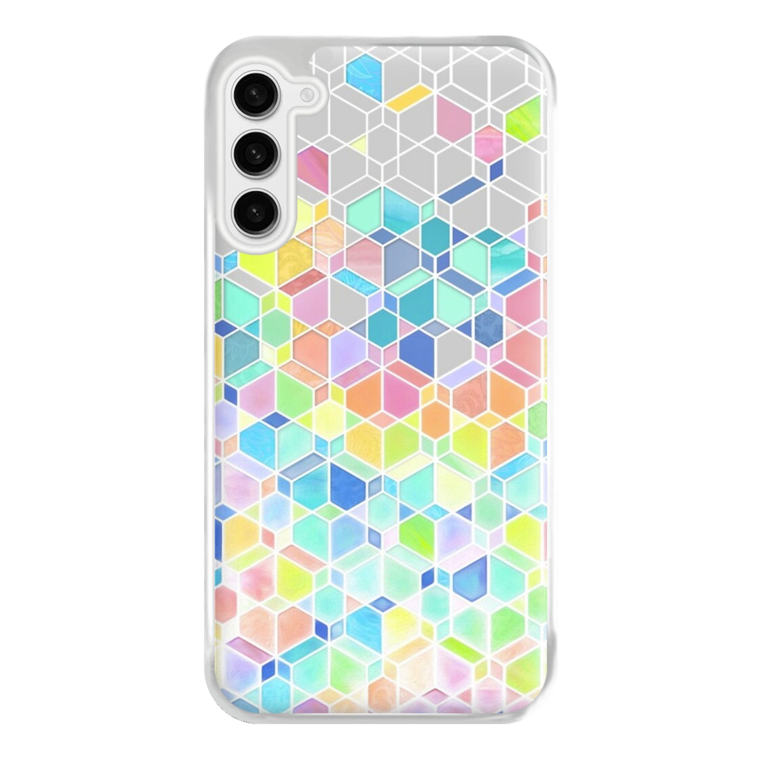 Bright Hexagon Pattern Phone Case