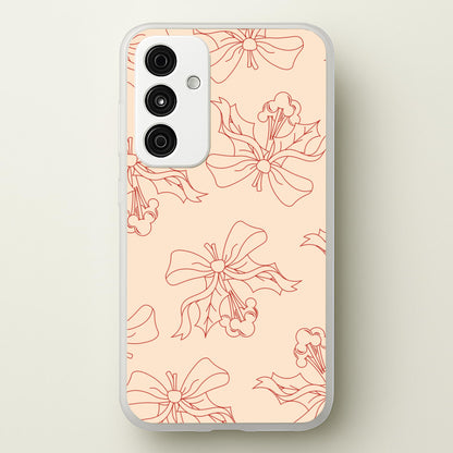 Cartoon Mouse Holly Pattern Galaxy A35 Case