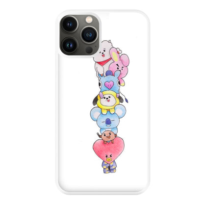 K-Pop Band BT21 Drawing Phone Case