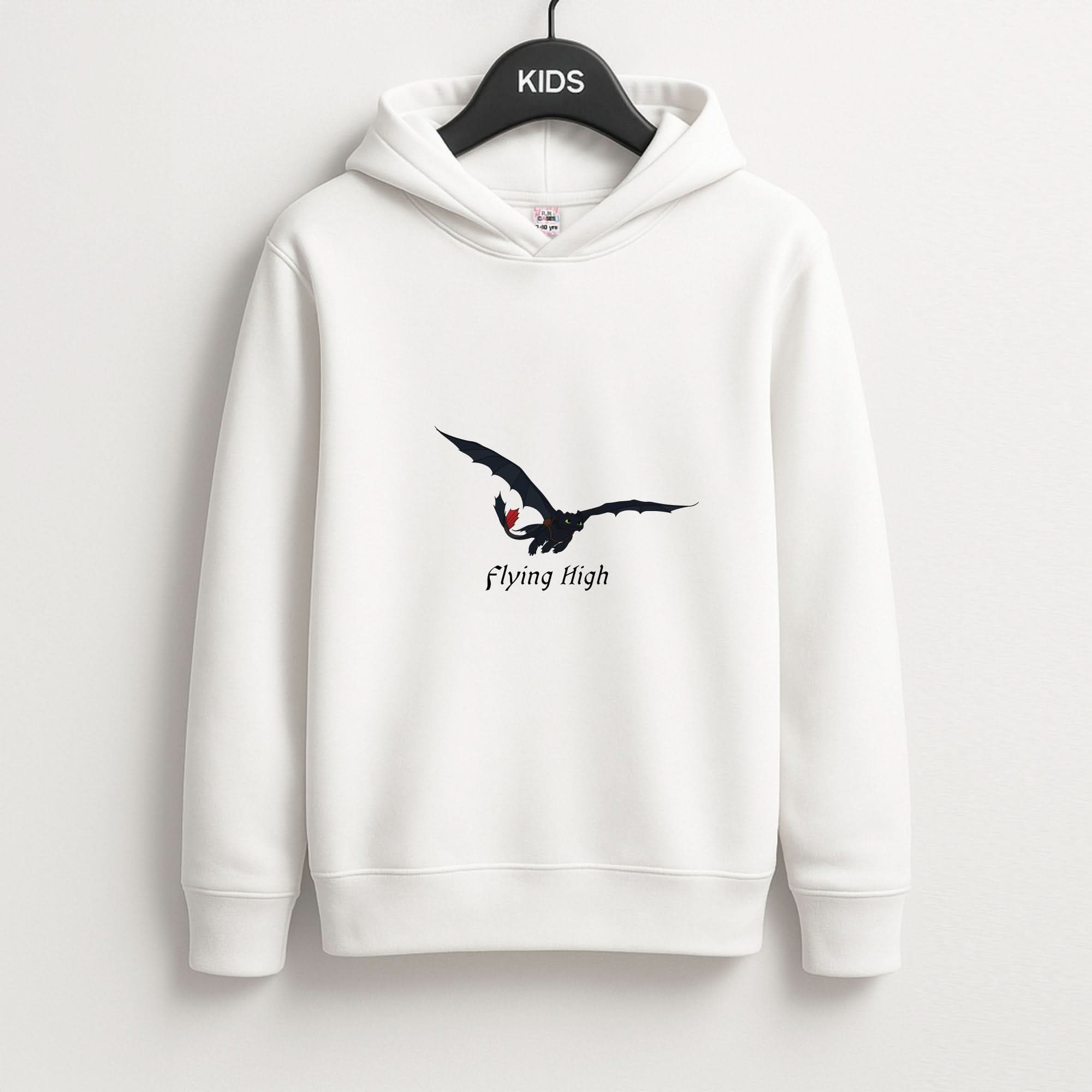 Dragon Flying High Kids Hoodie