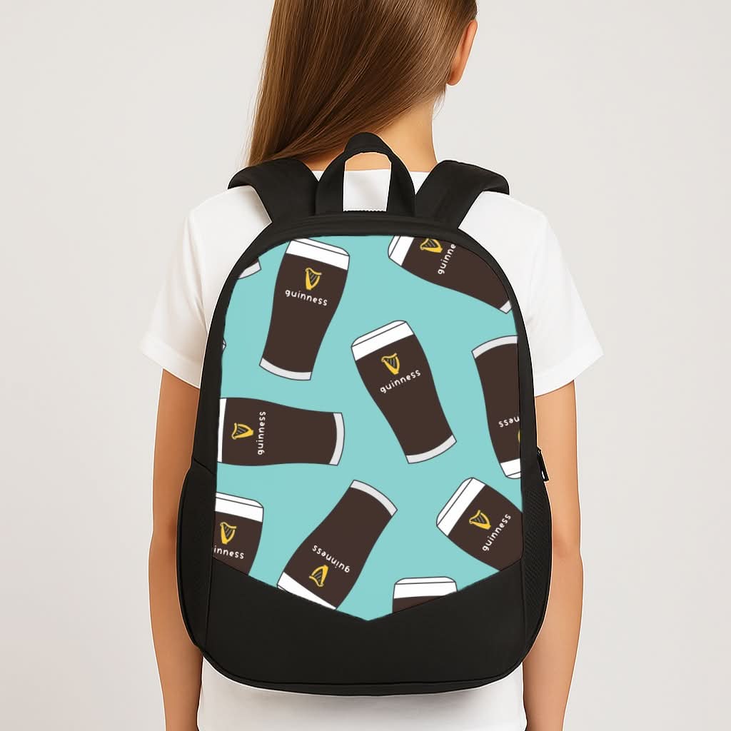 Stout Pint Pattern School Bag