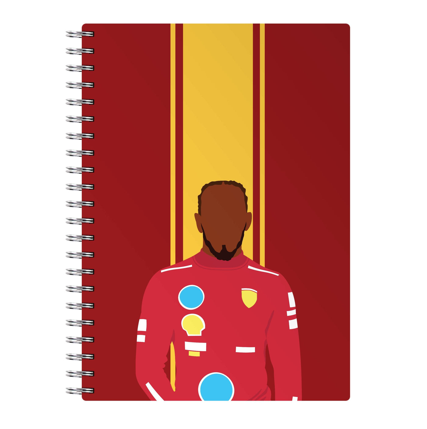 Hamilton In Red Notebook