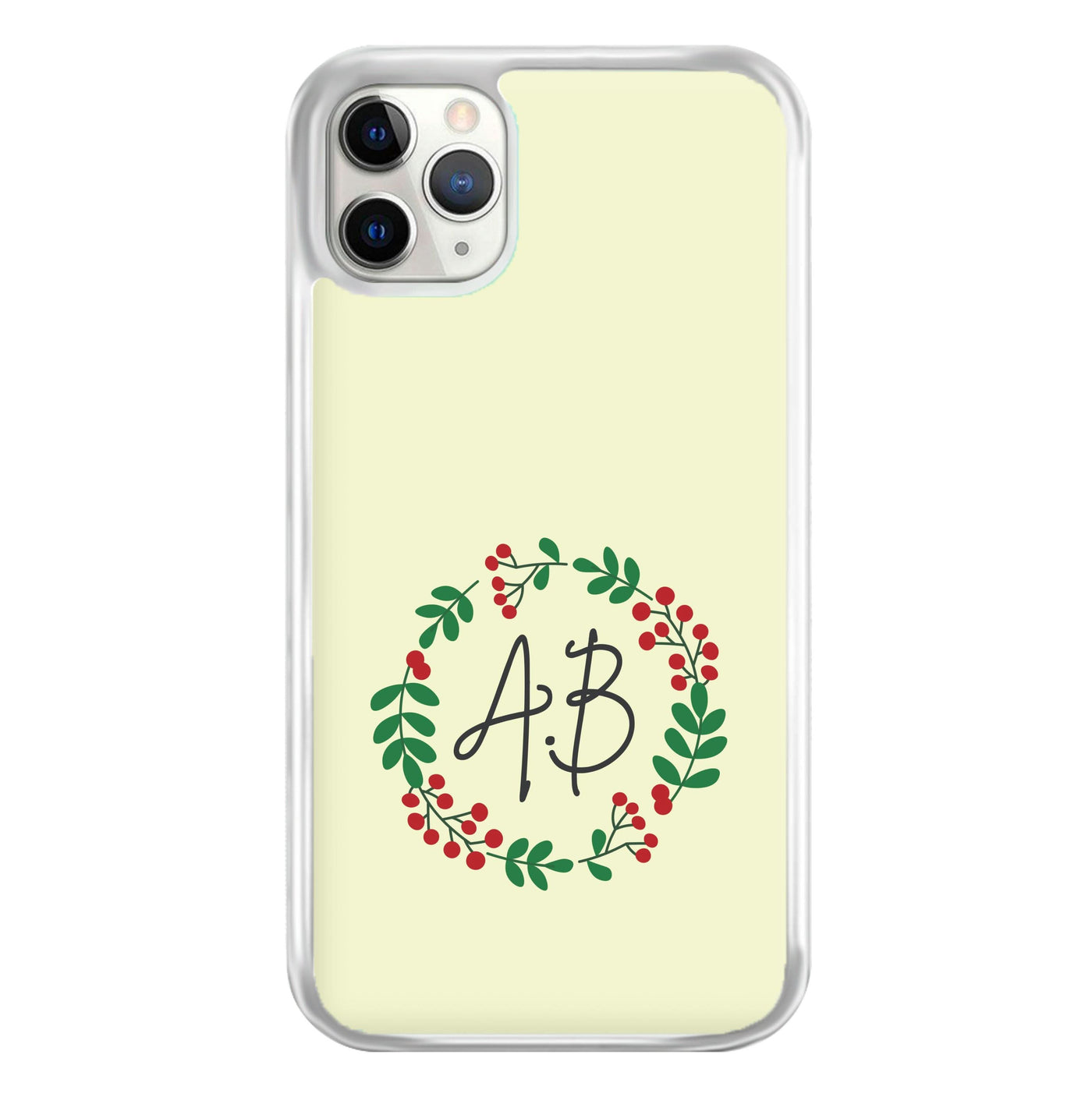 Personalised Wreath Phone Case