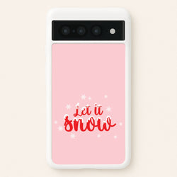 Let It Snow Snowflakes Google Pixel 7 Pro Case