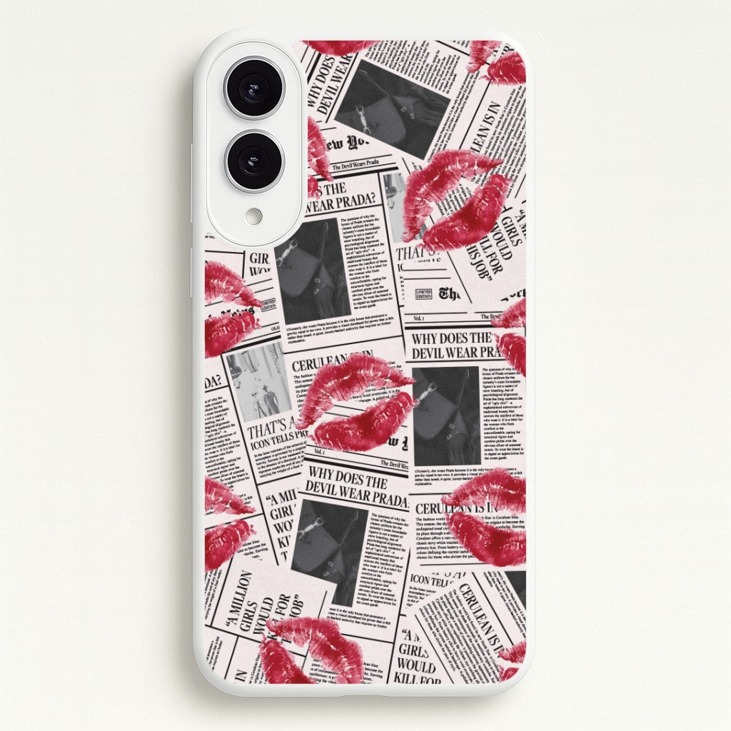 Front Page Kisses Galaxy S25 Edge Case