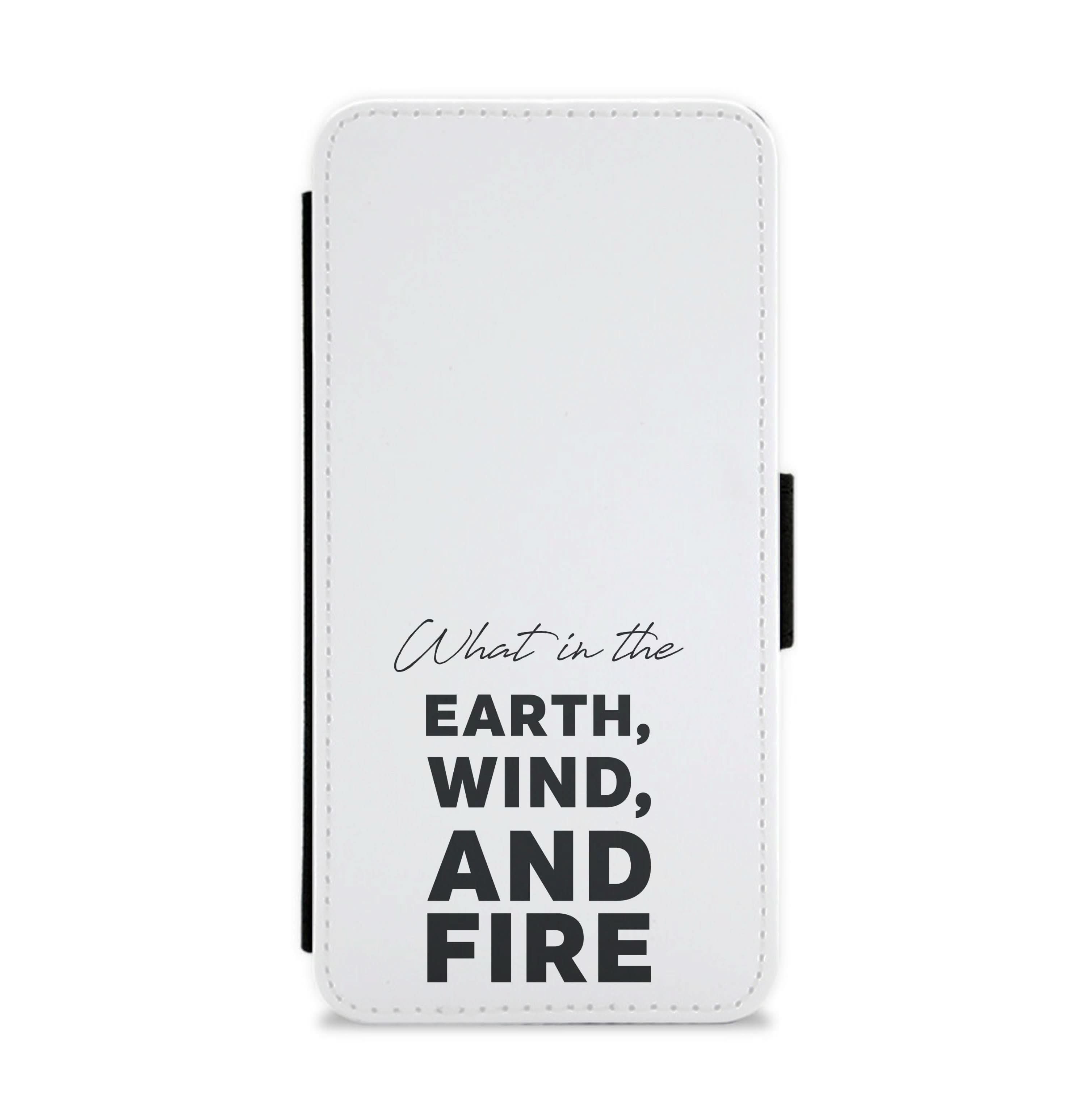 What In The Earth, Wind And Fire Flip / Wallet Phone Case