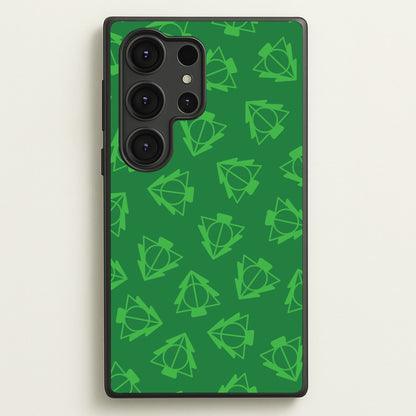 Christmas Tree Wizard Icon Pattern Galaxy S25 Ultra Case
