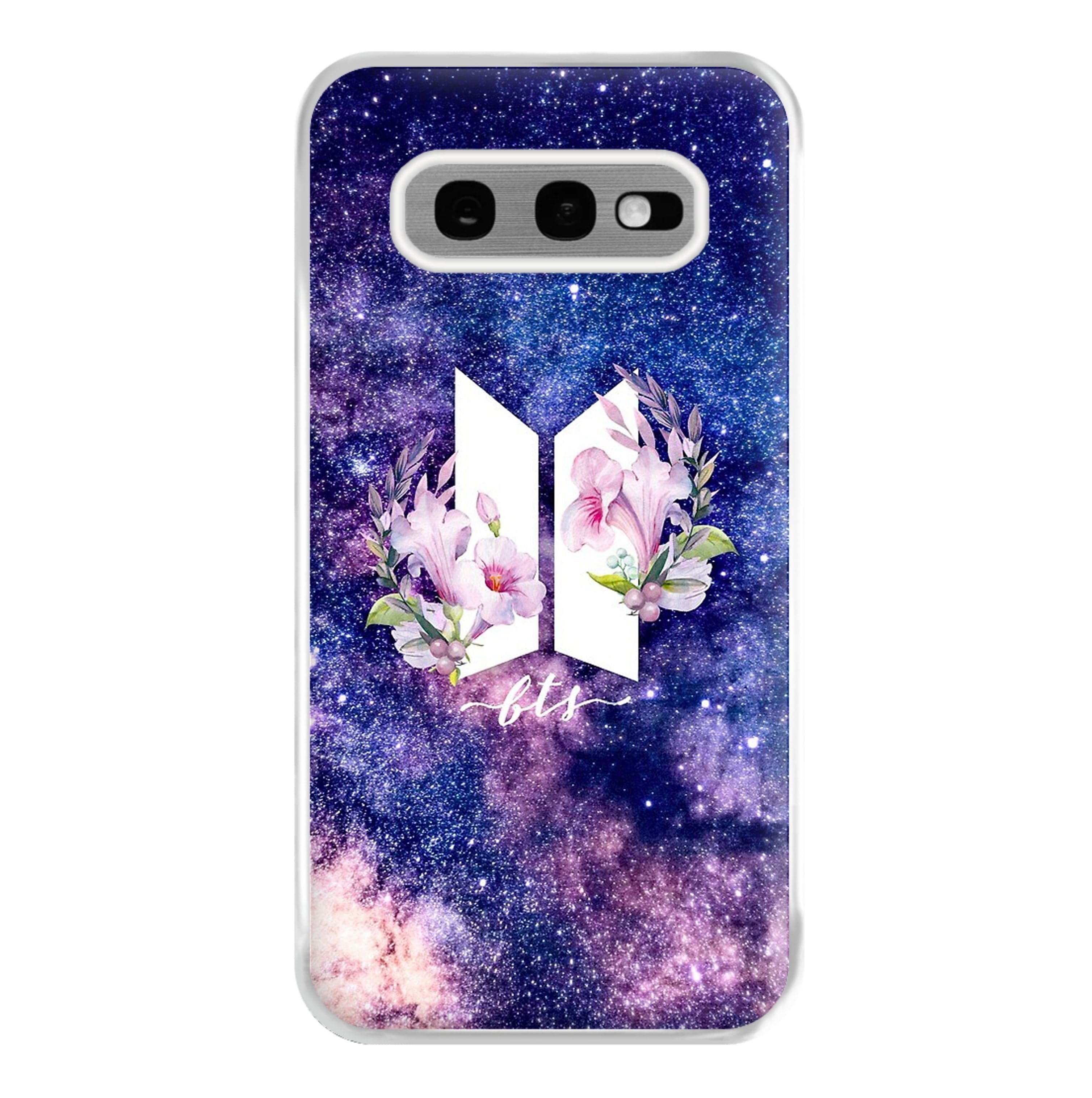 Galaxy Floral K-Pop Band Logo Phone Case