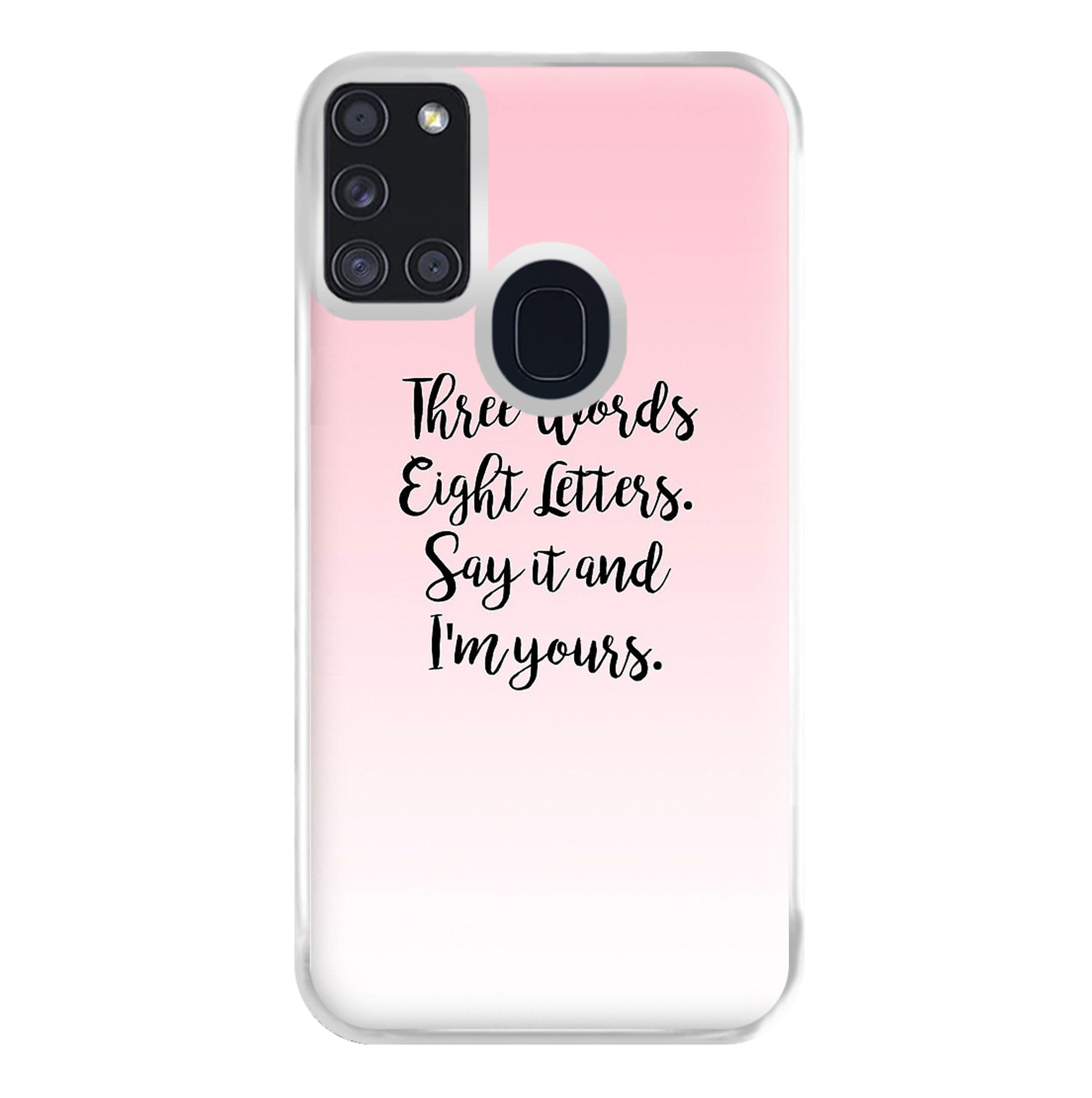 Three Words, Eight Letters - Gossip Phone Case