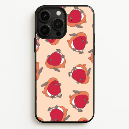 Christmas Robin Plush Pattern iPhone 13 Pro Max Case