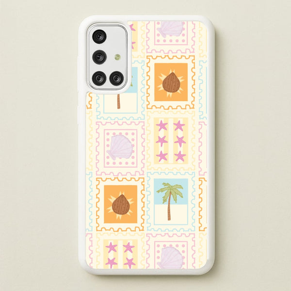 Tropical Stamps Galaxy A71 Case