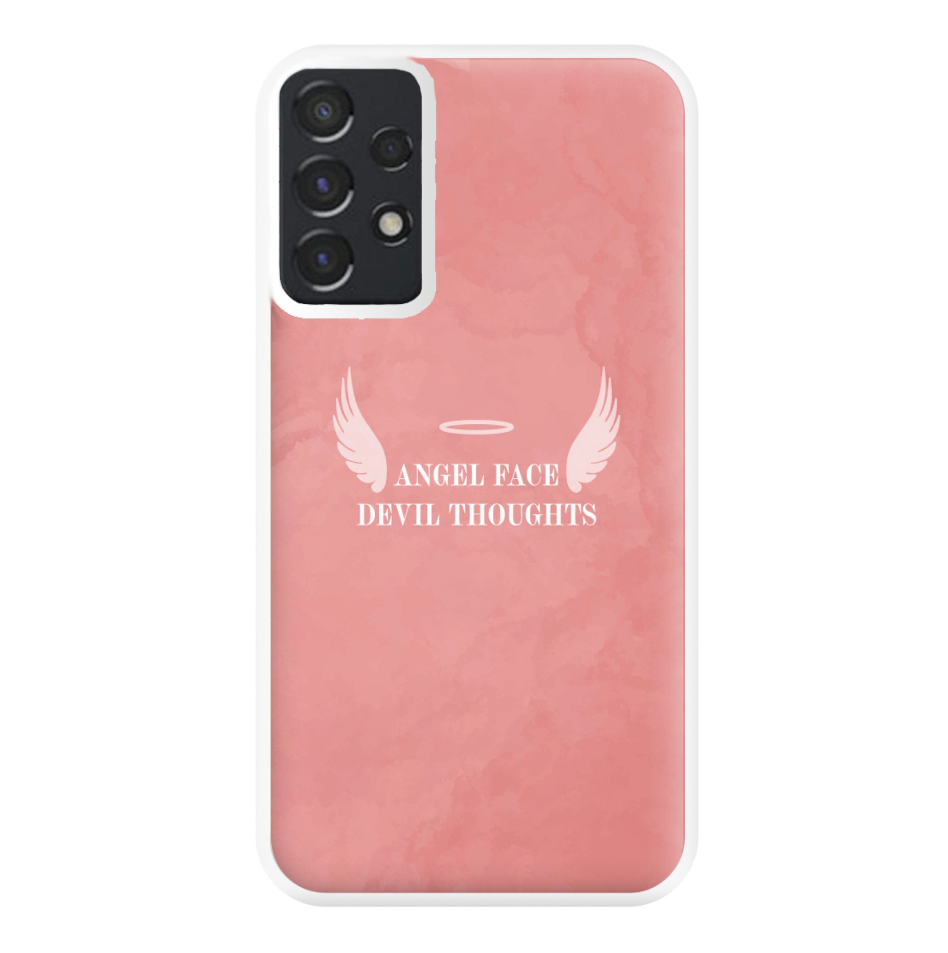 Angel Face Devil Thoughts Phone Case