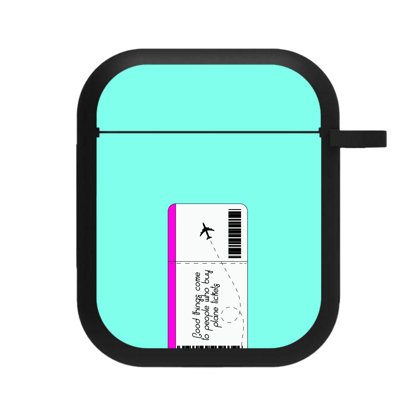 Buy Plane Tickets - Travel AirPods Case