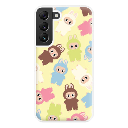 Colourful Little Monsters Pattern Galaxy S22 Plus Case