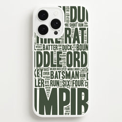 Cricket Wordscape iPhone 13 Pro Case