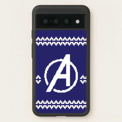 Superhero Team Blue Christmas Jumper  Google Pixel 7 Pro Case