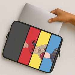 Superhero Team Red, Yellow And Blue MacBook Cover