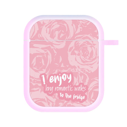 I Enjoy Long Romantic Walks - Funny Quotes AirPods Case