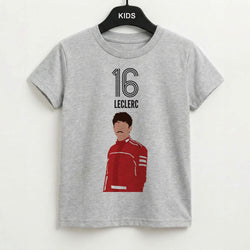 Leclerc 2026  Grey Kids T-Shirt