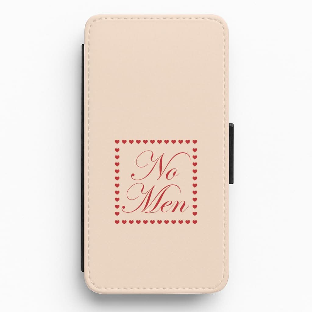 No Men Flip / Wallet Phone Case