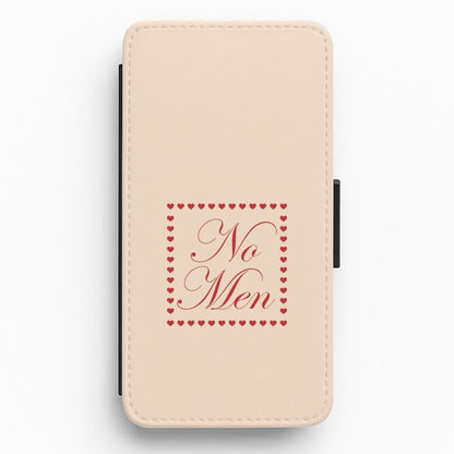 No Men Flip / Wallet Phone Case